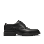 Clarks Newford Lace Black Leather Shoes