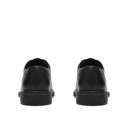 Clarks Newford Lace Black Leather Shoes