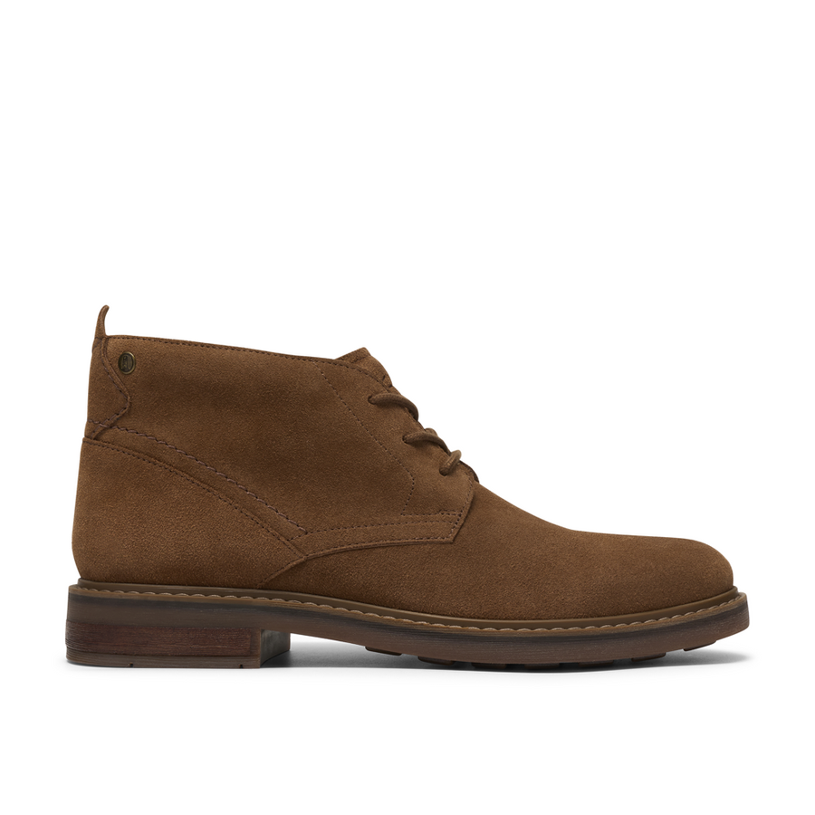 Clarks Newford Mid Cola Suede Boots