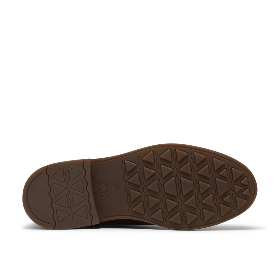 Clarks Newford Mid Cola Suede Boots