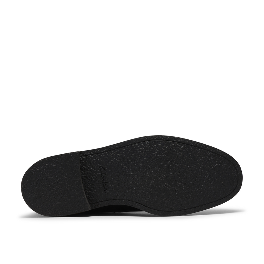 Clarks Jaxen Easy Black Leather Boots
