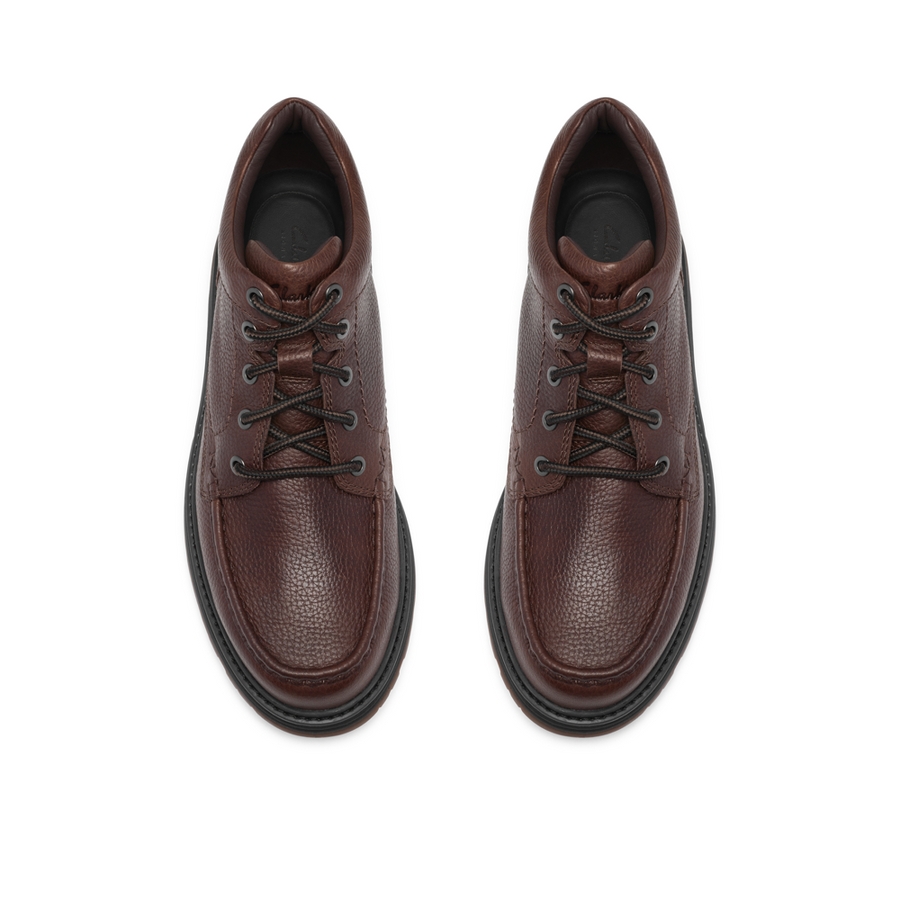 Clarks Melbury Hi Brown Leather Boots