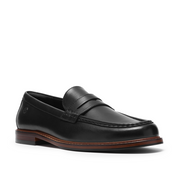 Clarks Cranhill Lo Black Leather Shoes