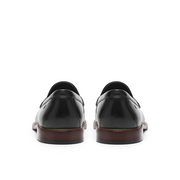 Clarks Cranhill Lo Black Leather Shoes