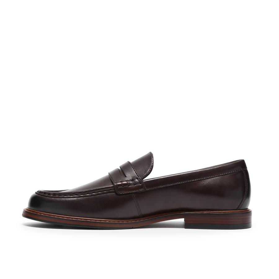 Clarks Cranhill Lo Brown Leather Shoes