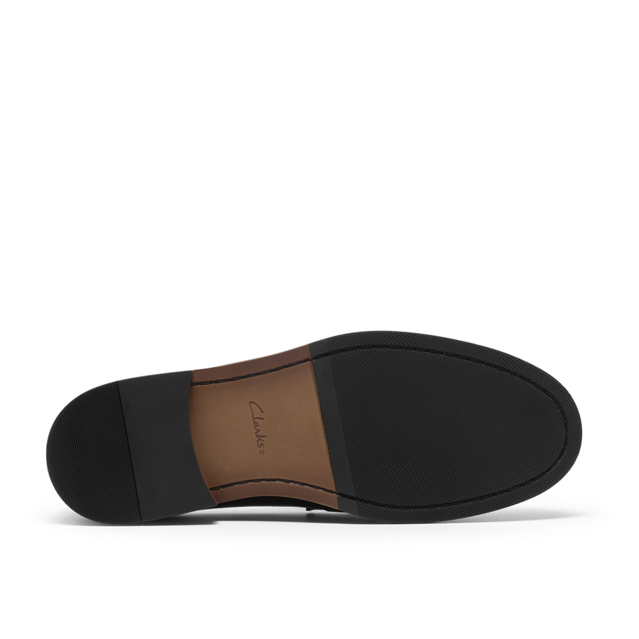 Clarks Cranhill Lo Brown Leather Shoes