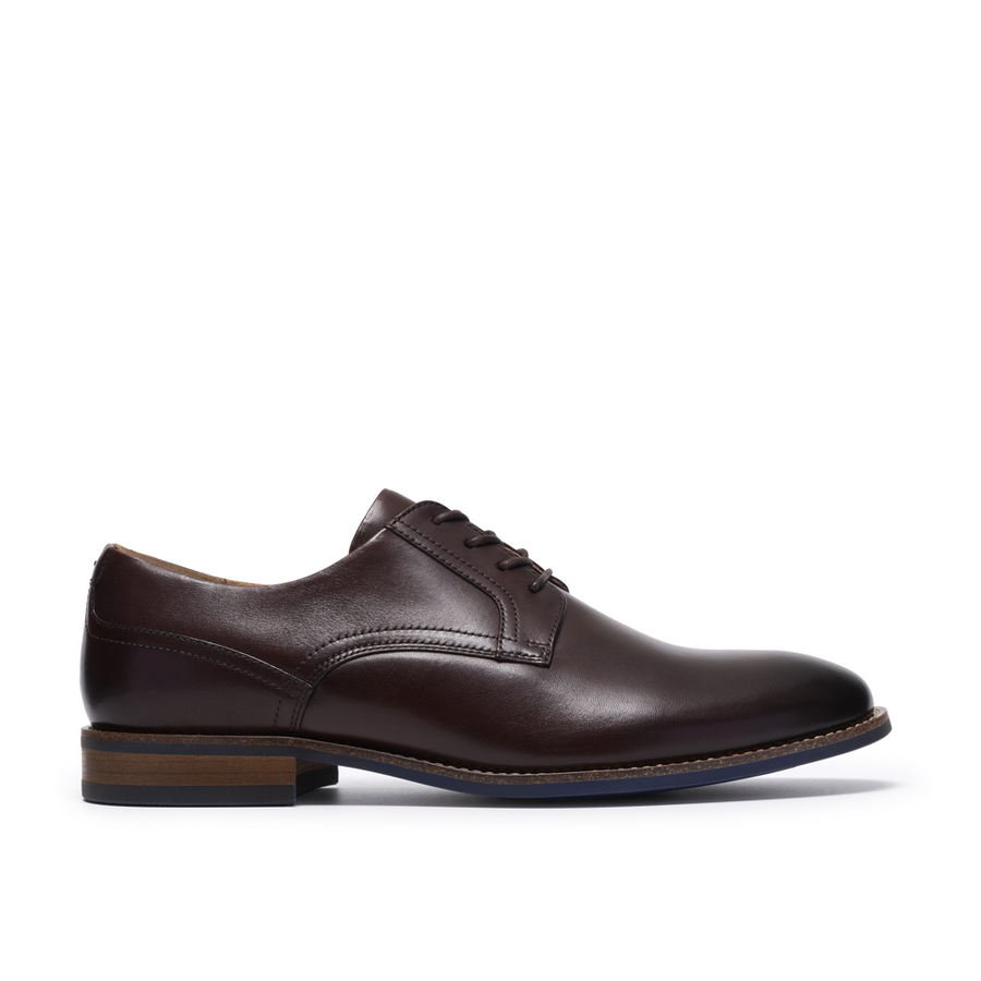 Clarks Bowburn Lace Brown Leather Shoes