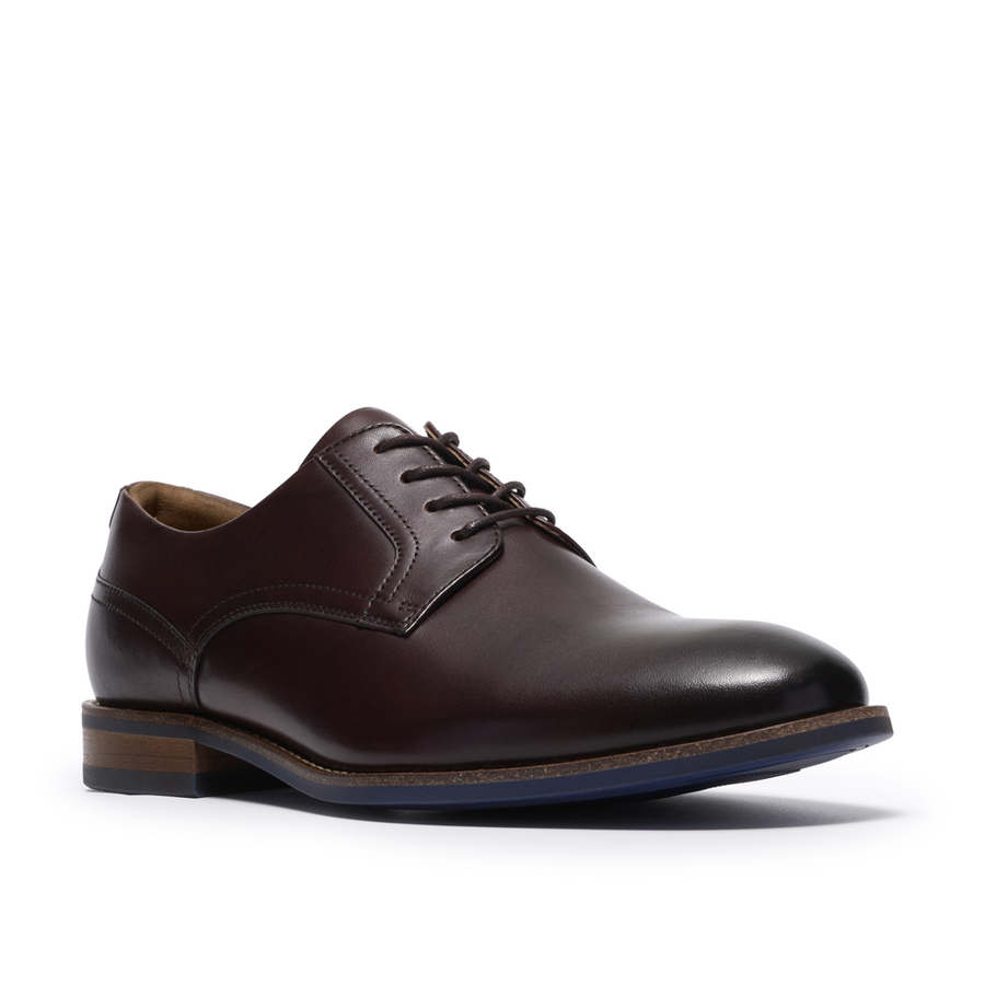 Clarks Bowburn Lace Brown Leather Shoes
