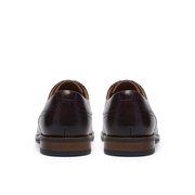 Clarks Bowburn Lace Brown Leather Shoes