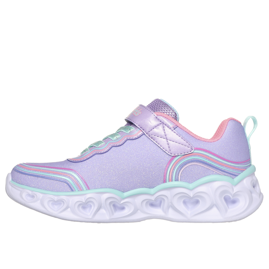 Skechers - Heart Lights - Retro Hearts - Lavender/Multi - Trainers