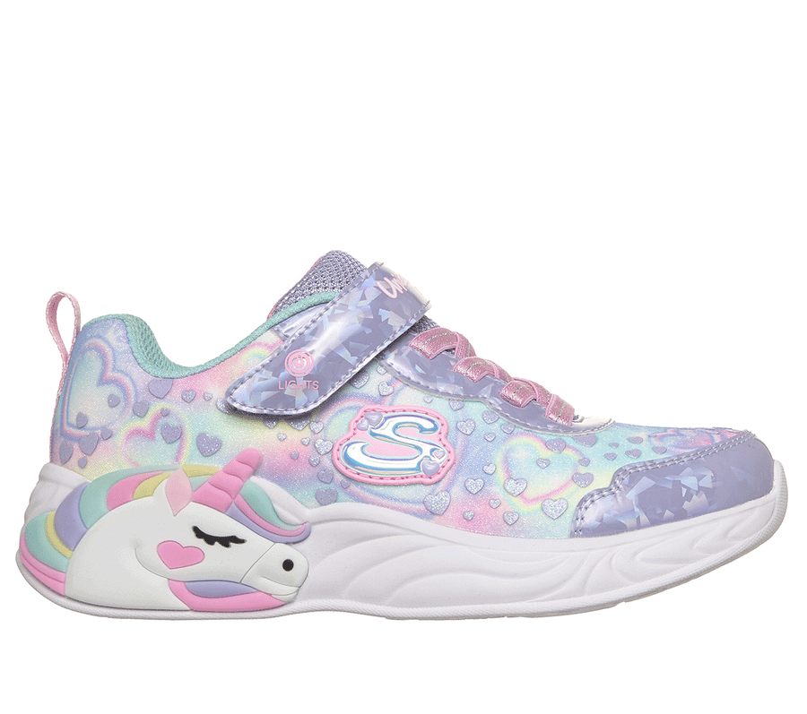 Skechers - Unicorn Dreams - Heart Sparkle - 303063LC/LVMT - Lavender/Multi - Trainers
