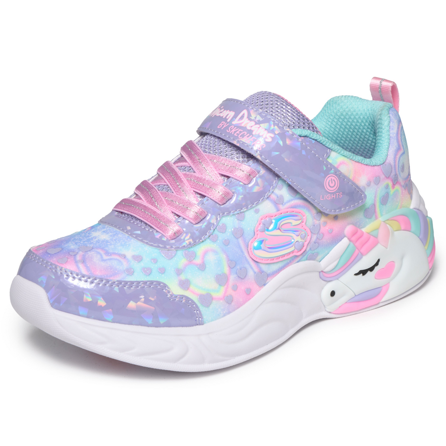 Skechers - Unicorn Dreams - Heart Sparkle - 303063LC/LVMT - Lavender/Multi - Trainers