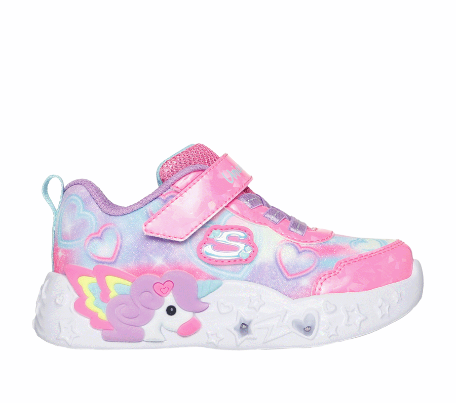 Skechers - Unicorn Charmer - Lil Heart S - 303064NC/PKMT - Pink/Multi - Trainers