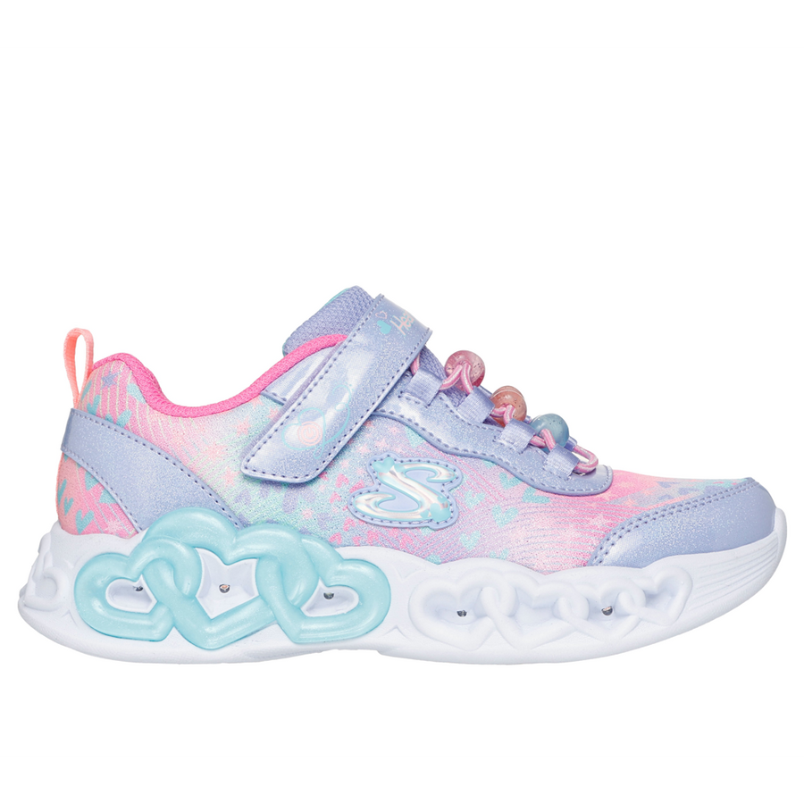 Skechers - Infinite Heart Lights - Lavender/Multi - Trainers