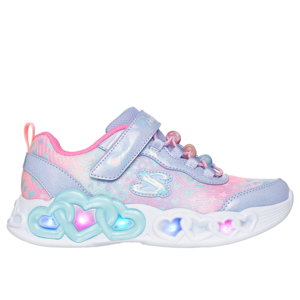 Skechers - Infinite Heart Lights - Lavender/Multi - Trainers
