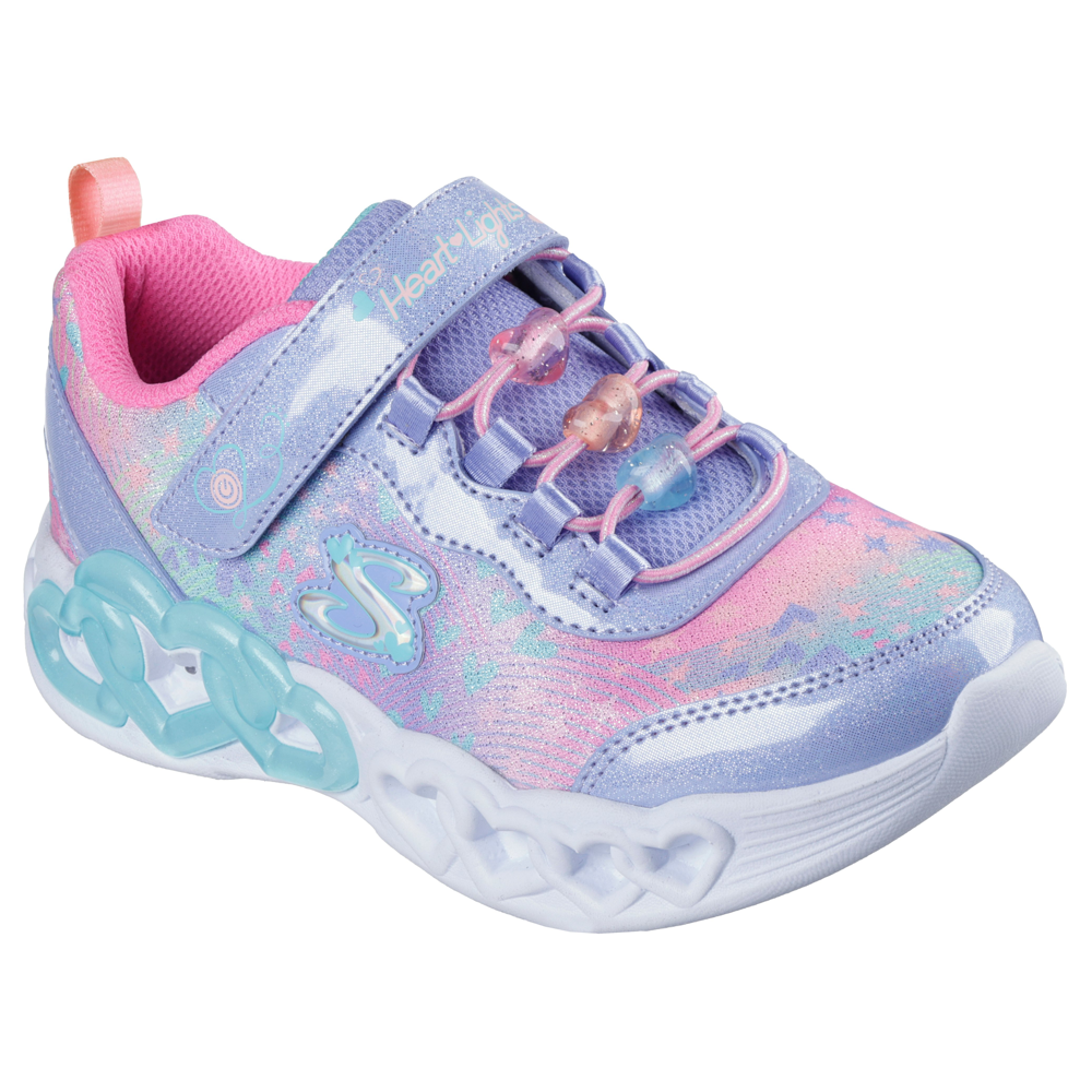 Skechers - Infinite Heart Lights - Lavender/Multi - Trainers