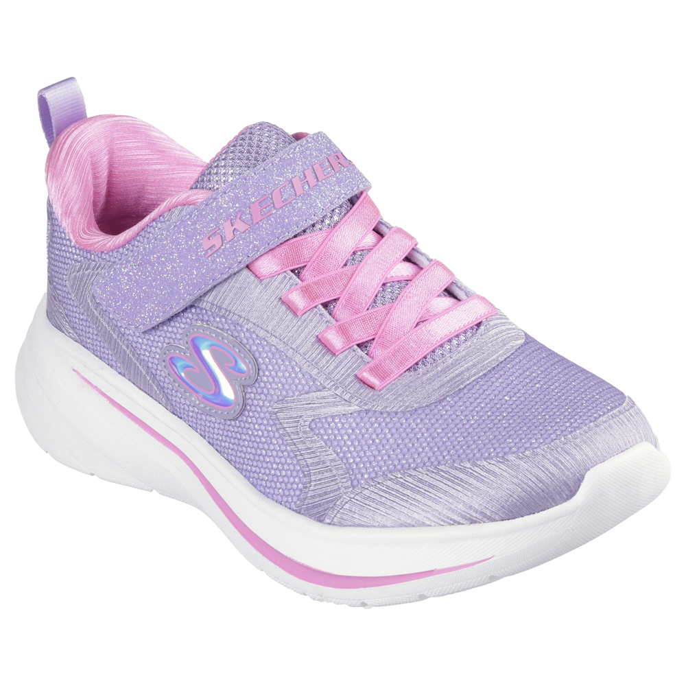 Girls purple skechers sales
