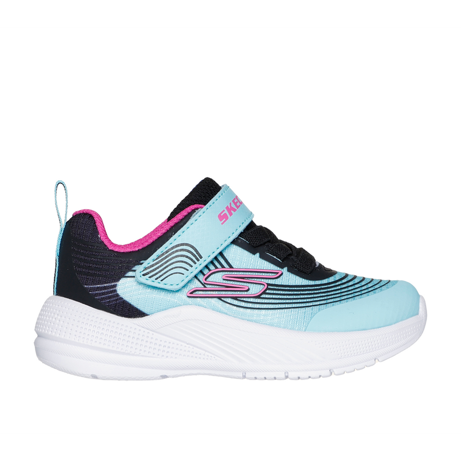 Skechers Microspec Advance Aqua Purple Trainers Robert Carder Shoes