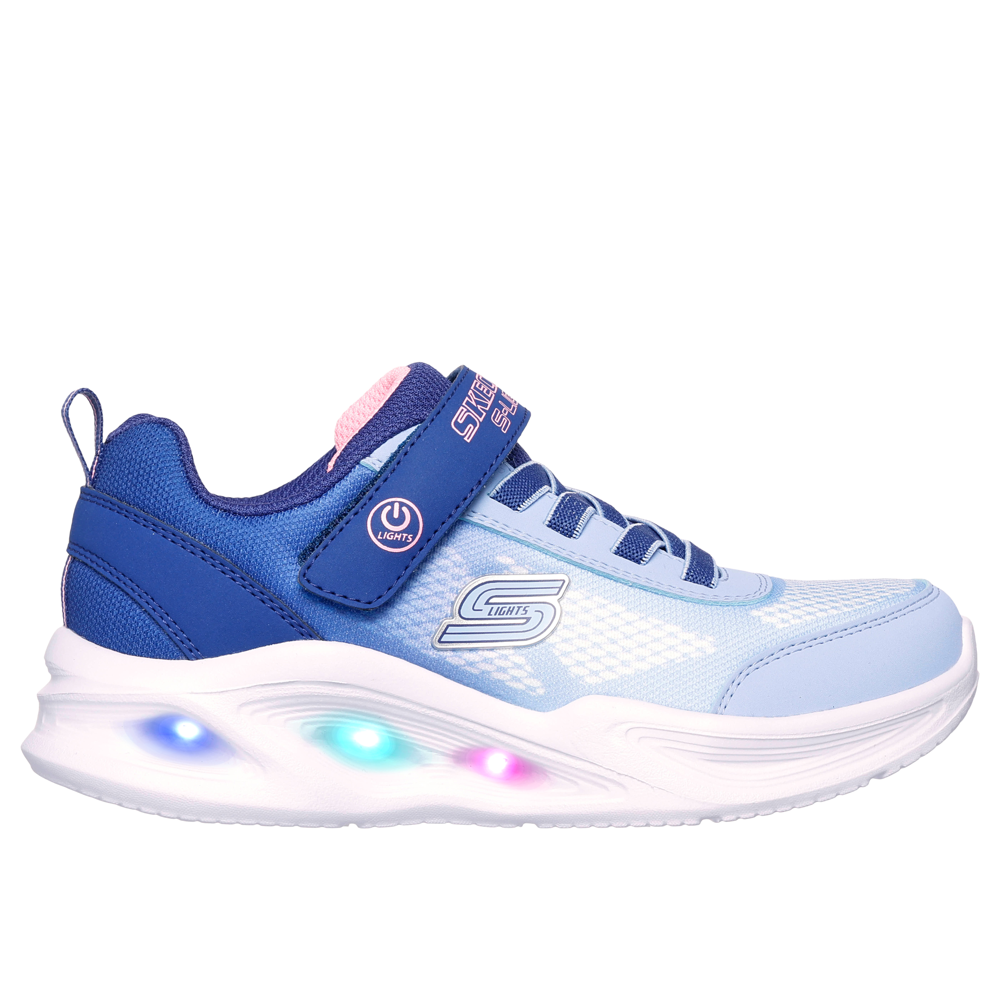 Skechers Sola Glow Ombre Navy Light Blue Trainers Robert Carder Shoes