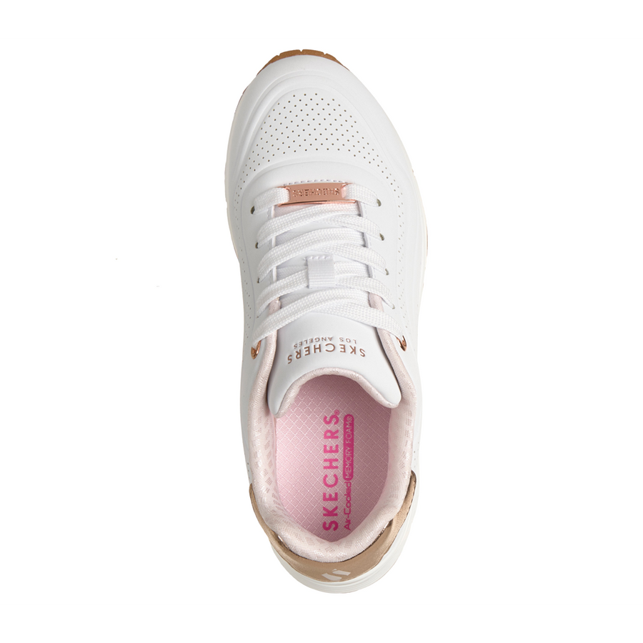 Skechers - Uno Gen 1 - Shimmer Wave - White - Trainers