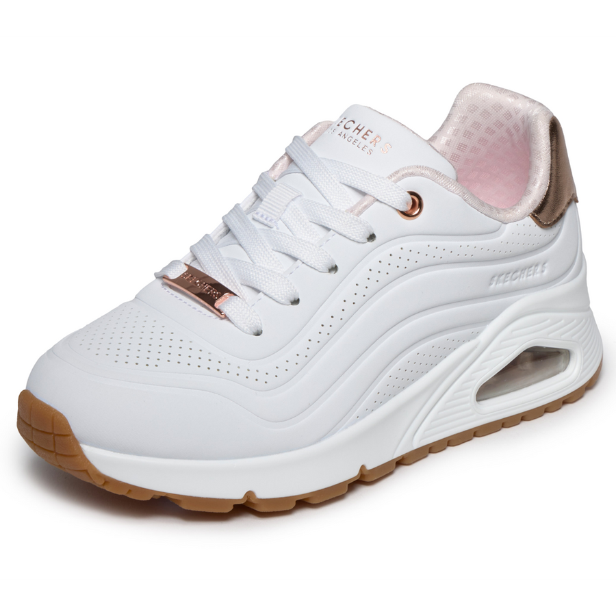 Skechers - Uno Gen 1 - Shimmer Wave - White - Trainers