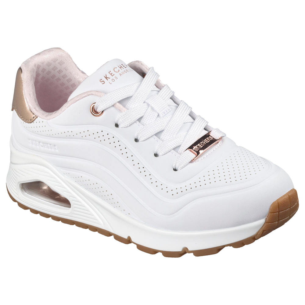 Skechers - Uno Gen 1 - Shimmer Wave - White - Trainers