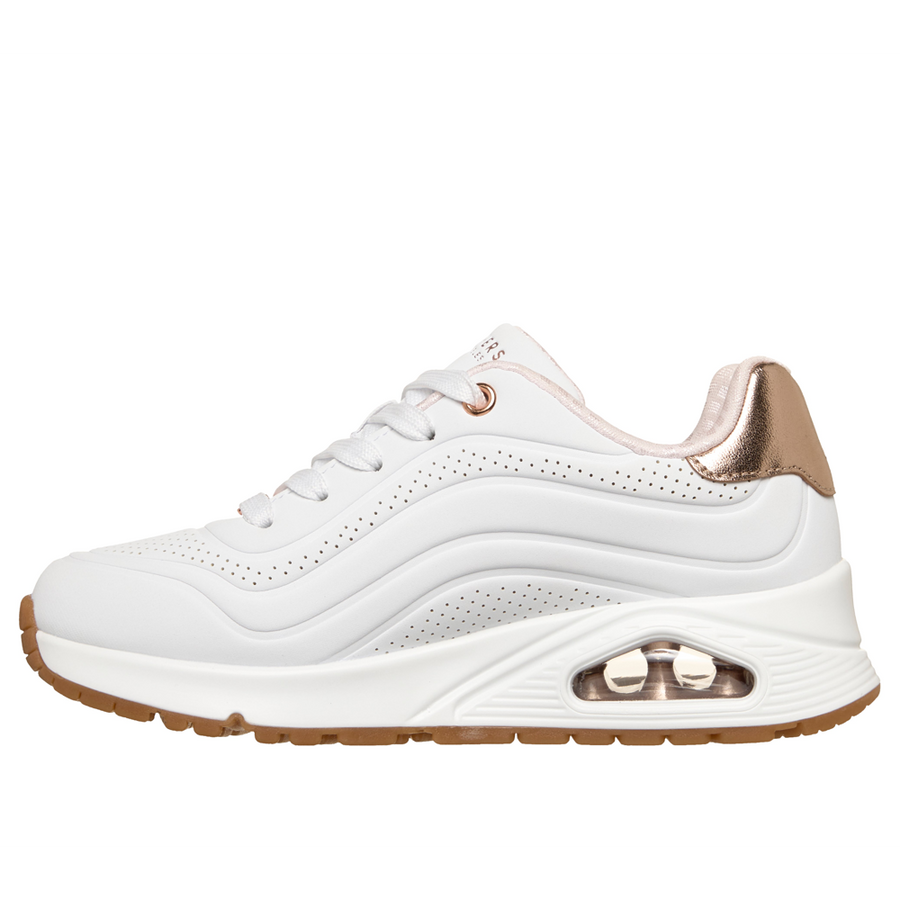 Skechers - Uno Gen 1 - Shimmer Wave - White - Trainers