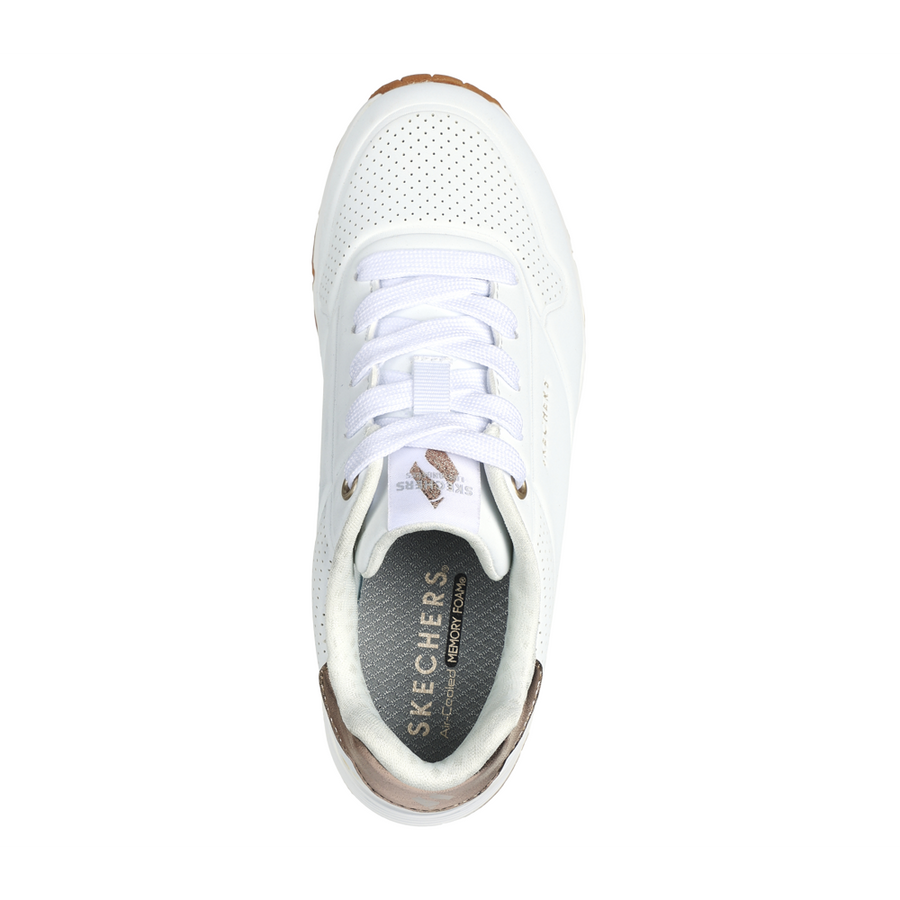 Skechers - Uno Gen1 - Shimmer Away - White - Trainers