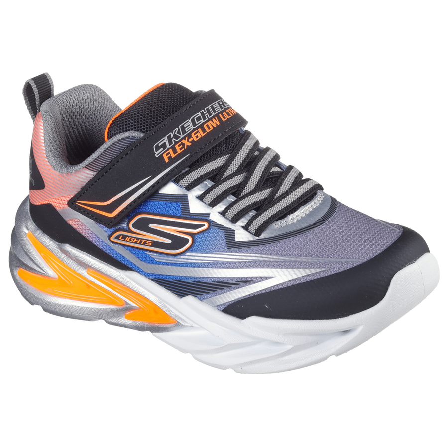 Skechers - Flex-Glow Ultra - Black/Silver - Trainers
