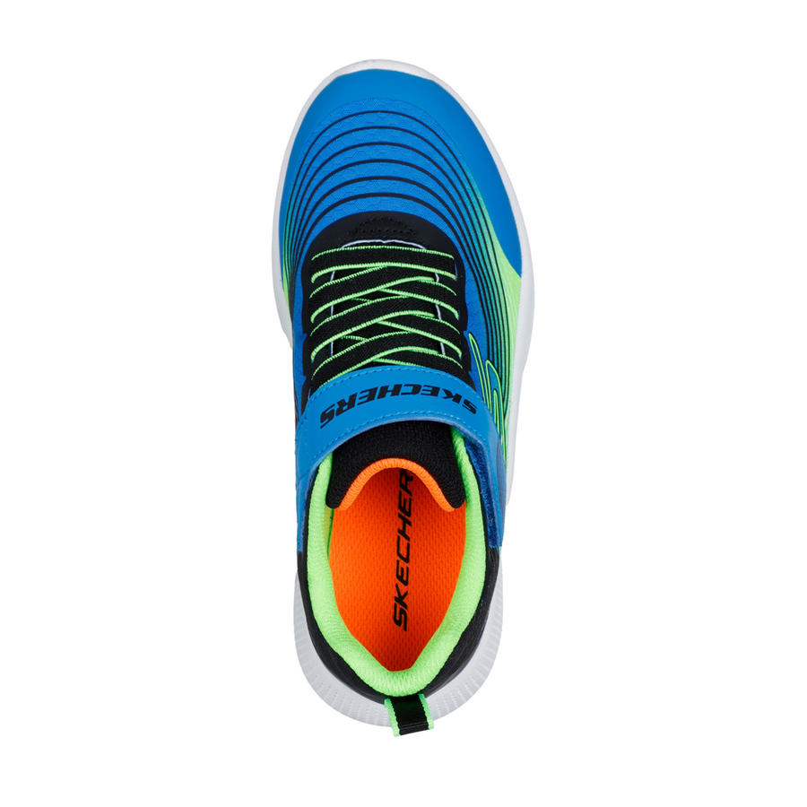 Skechers - Microspec Advance - Blue/Lime - Trainers