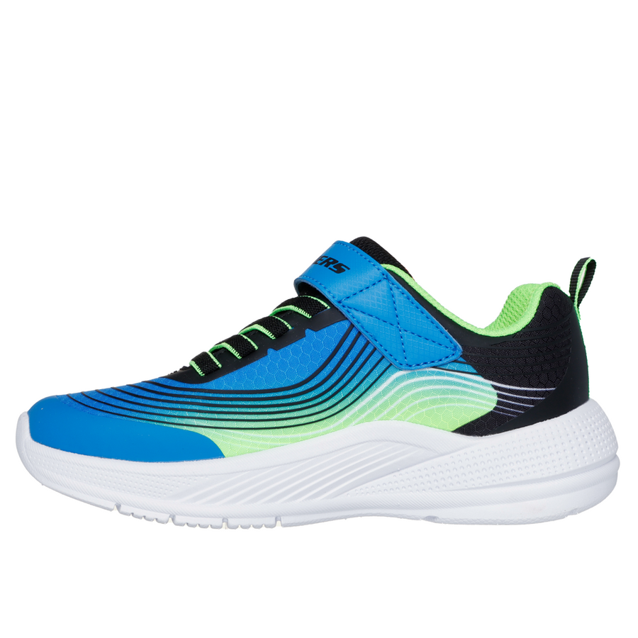 Skechers - Microspec Advance - Blue/Lime - Trainers