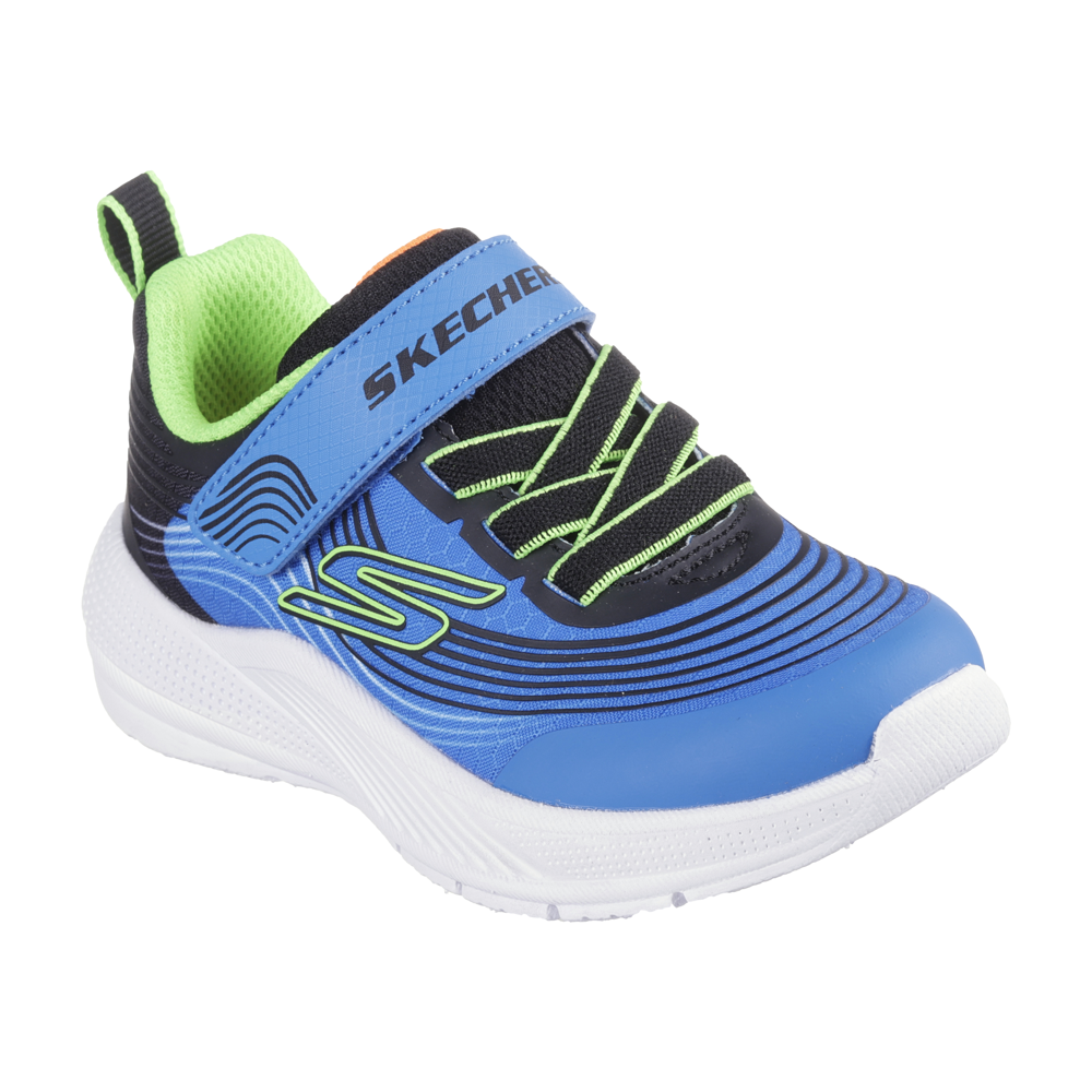 Skechers - Microspec Advance - Blue/Lime - Trainers