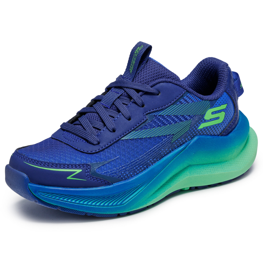 Skechers - Max Cushioning - Ascender - Navy/Lime - Trainers