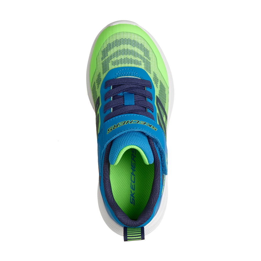 Skechers - Microspec Velocity - Lime/Blue - Trainers