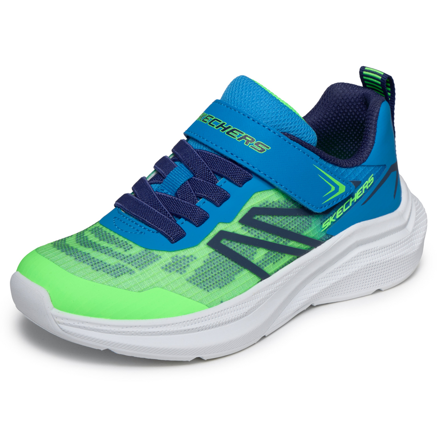 Skechers - Microspec Velocity - Lime/Blue - Trainers