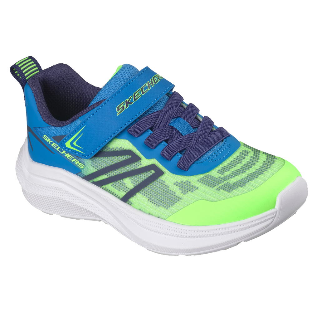 Skechers - Microspec Velocity - Lime/Blue - Trainers