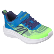 Skechers - Microspec Velocity - Lime/Blue - Trainers