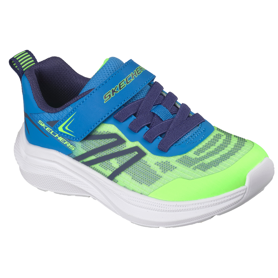 Skechers - Microspec Velocity - Lime/Blue - Trainers
