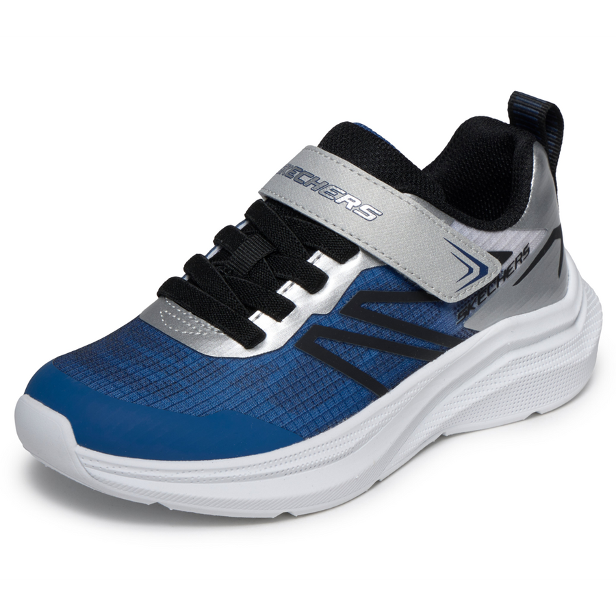 Skechers - Microspec Velocity - Navy/Silver - Trainers