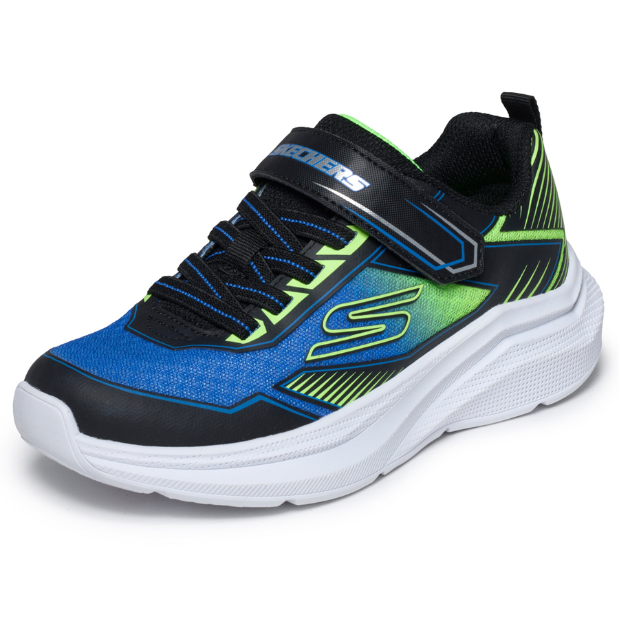 Skechers - Microspec Velocity-Grid-Drift - 404127L/BBLM - Blue/Lime - Trainers