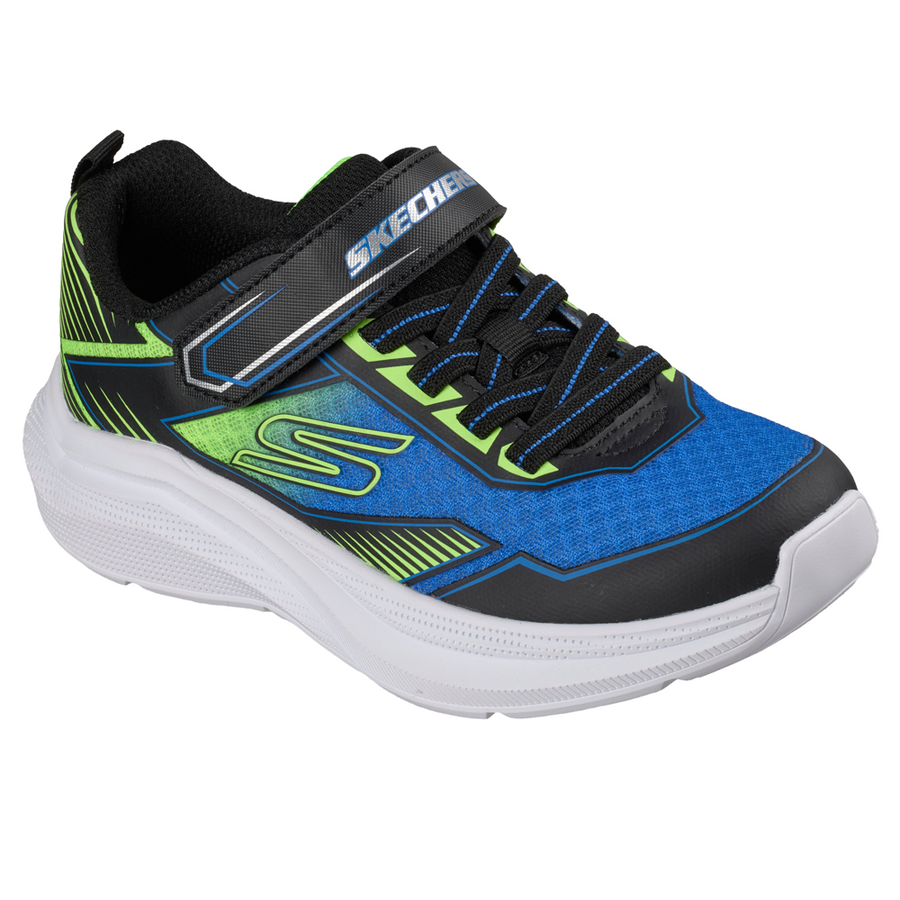 Skechers - Microspec Velocity-Grid-Drift - 404127L/BBLM - Blue/Lime - Trainers