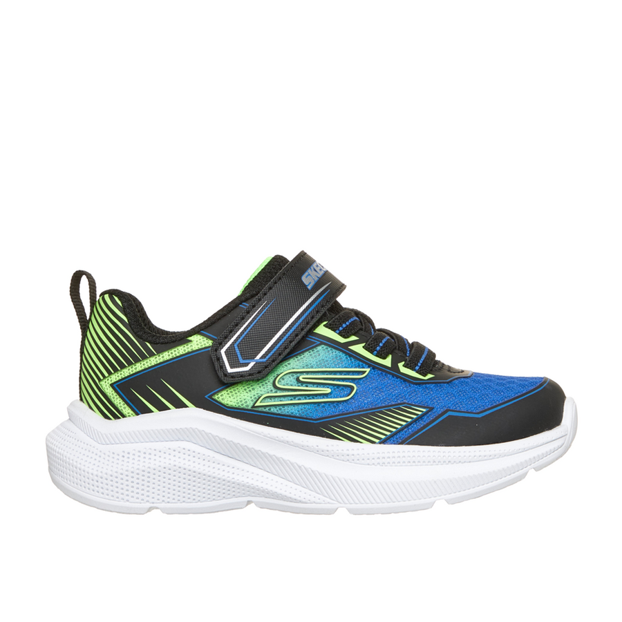 Skechers - Microspec Velocity - Grid-Drift - 404127N/BBLM - Blue/Lime - Trainers