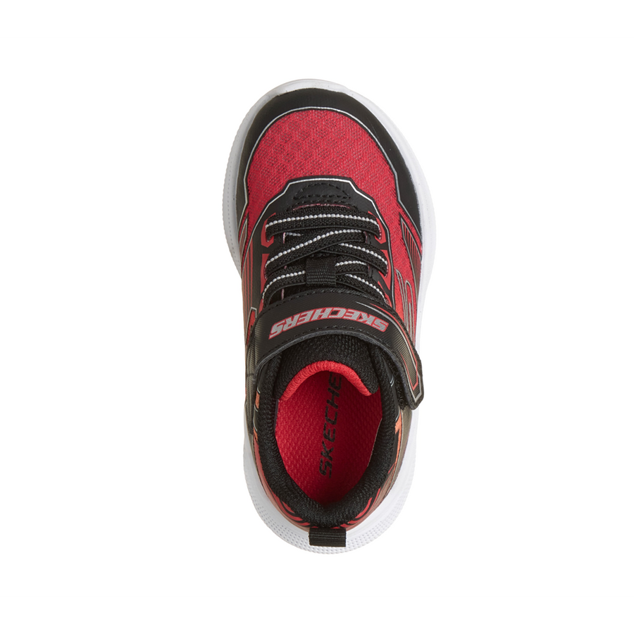 Skechers - Microspec Velocity - Grid-Drift - 404127N/BKRD - Black/Red - Trainers