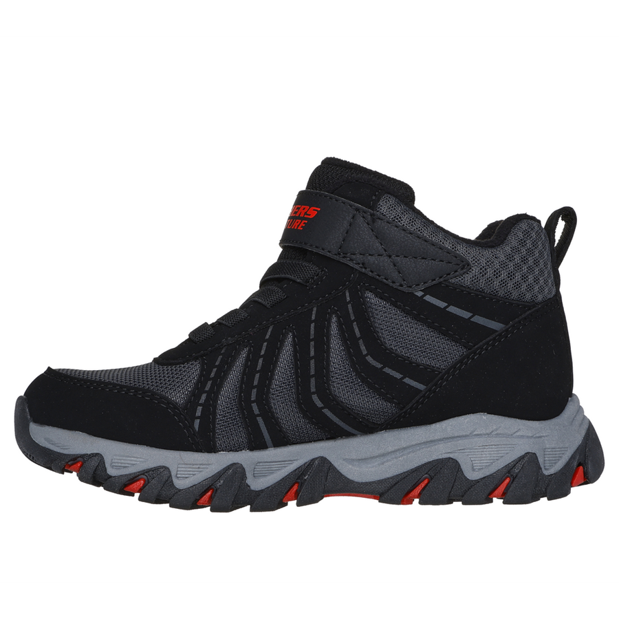 Skechers black and red shop