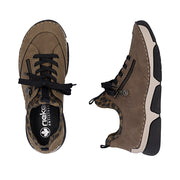 Rieker Angela 45973-24 Wood/Leo-Braun Shoes