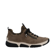 Rieker Angela 45973-24 Wood/Leo-Braun Shoes