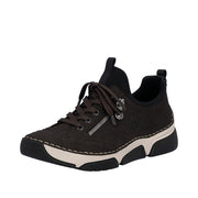 Rieker Angela 45973-25 Nougat/Schwarz Shoes