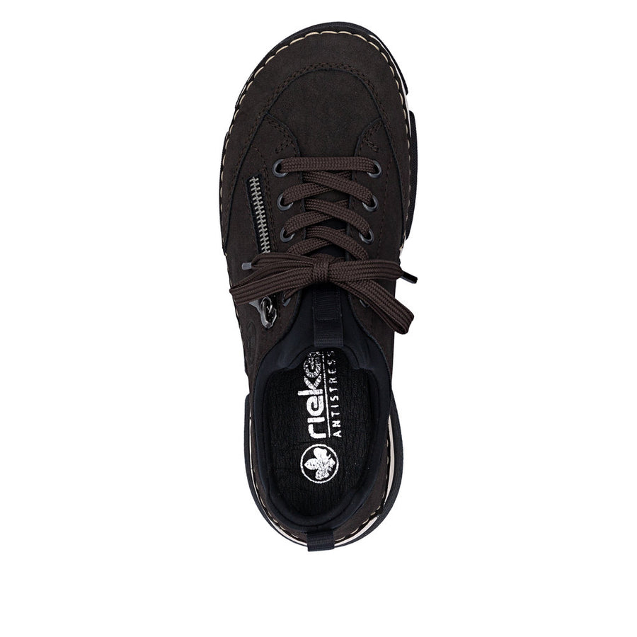 Rieker Angela 45973-25 Nougat/Schwarz Shoes
