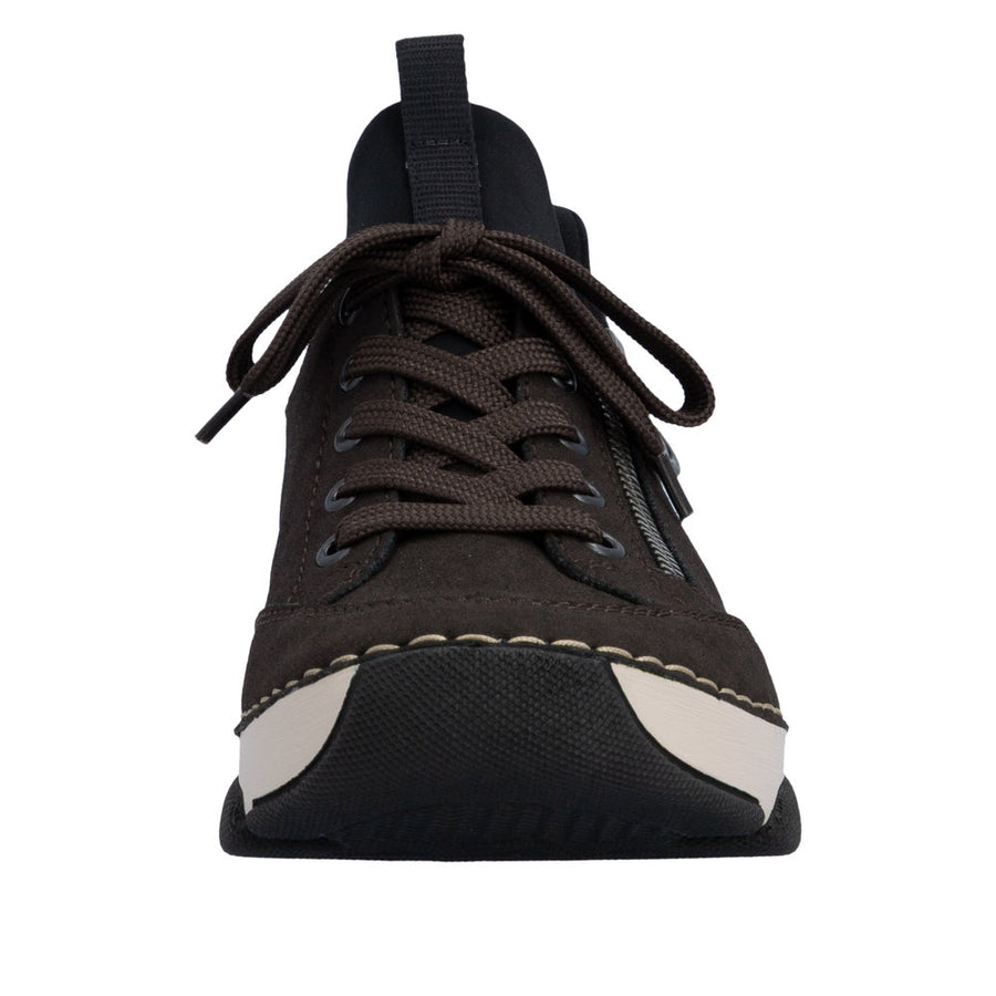 Rieker Angela 45973-25 Nougat/Schwarz Shoes