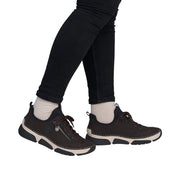 Rieker Angela 45973-25 Nougat/Schwarz Shoes